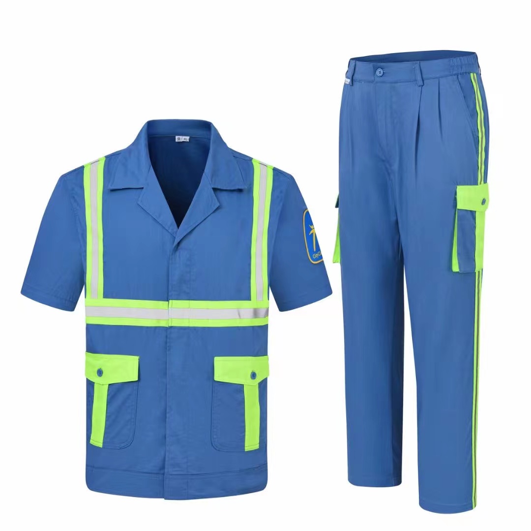 廣州夏季環衛服套裝,廣州夏季短袖環衛服款式價格